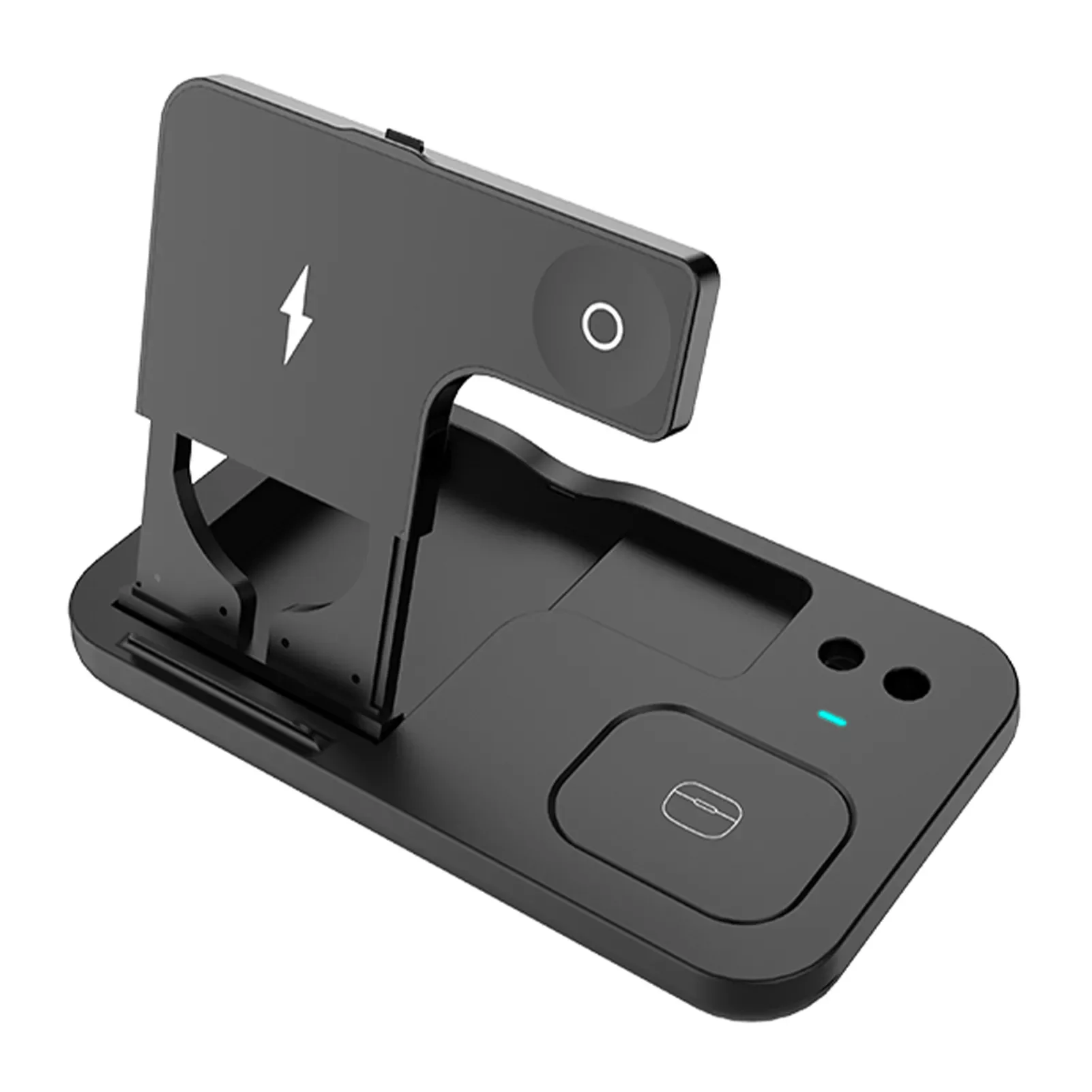 

4 In 1 Wireless Charger Stand Multi-Function Fast Charging Pad Charging Station for Mobile Earphone Smart Watch Pen