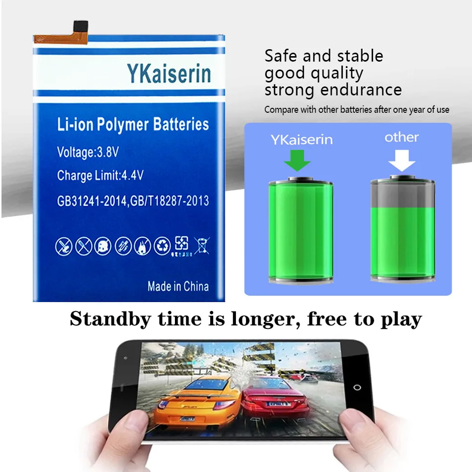 100% новый высококачественный аккумулятор 6500 мАч для смартфона Vernee Thor - купить по