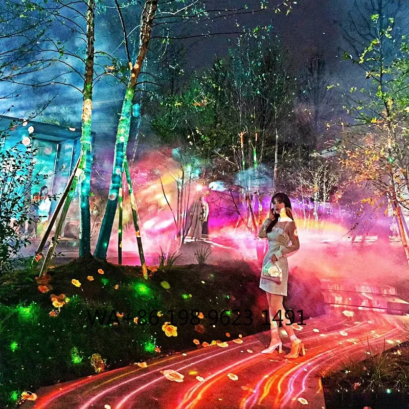 Фото Уличный RGB-проектор для анимации, сценический стробоскоп, световой эффект для свадеб, рождественских вечеринок, мероприятий, клубов, диджейских лазерных шоу №3