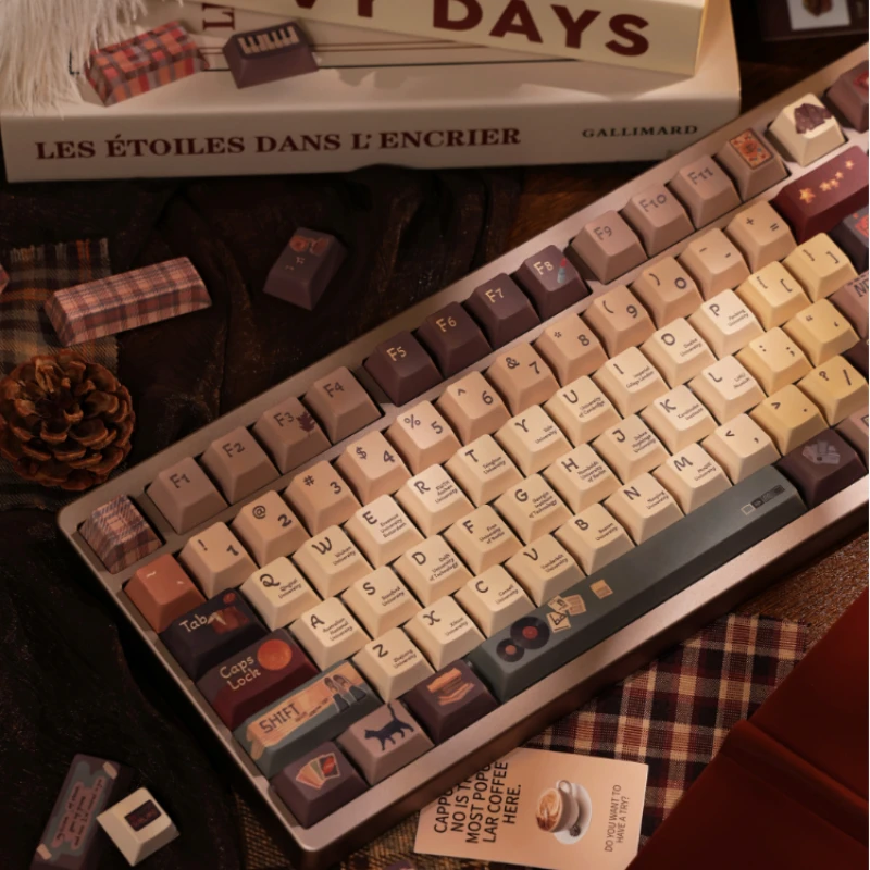 Колпачки для механической игровой клавиатуры в стиле ретро