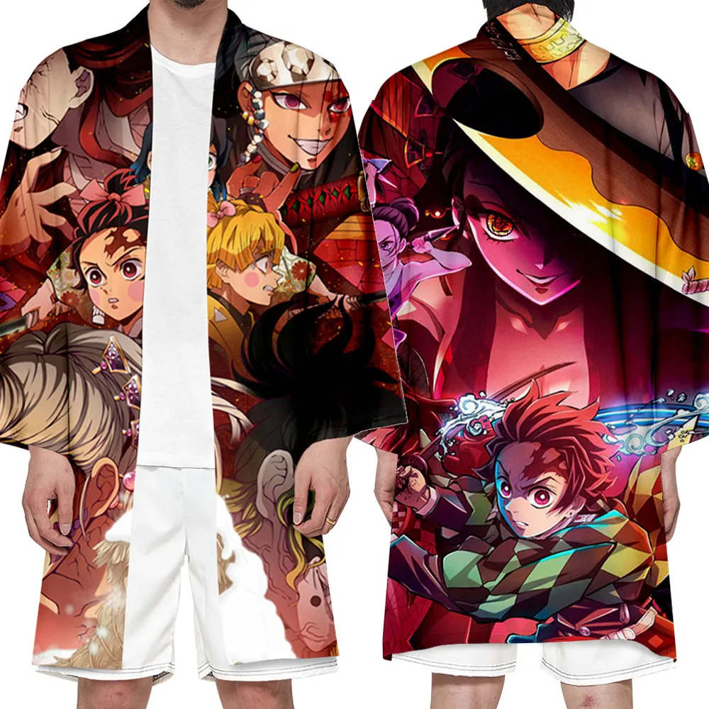 

Кимоно Season2 аниме рассекающее демонов, хаори накидка удзуй Тенген Даки, косплей костюм для взрослых, кардиган, развлекательный район Arc