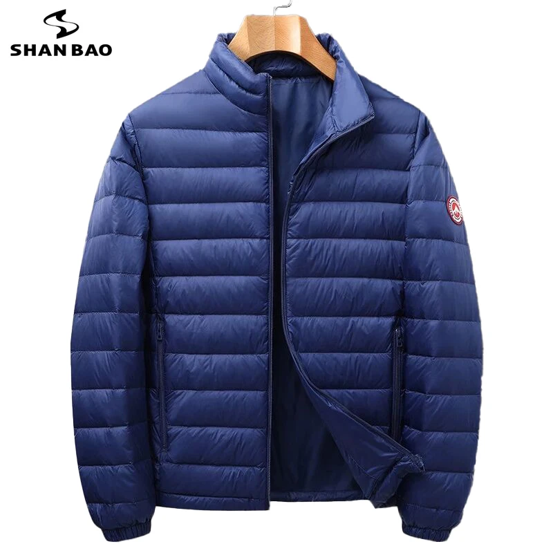 4XL 5XL 6XL 7XL lightweight down jacket 2022 winter brand clothing fashion armband men's casual big size loose warm down jacket