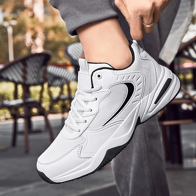 39-48# Comfortable Breathable Men's Casual Sneakers Adult Teenagers Outdoor Running Shoes Walking Shoes School Sports Shoes