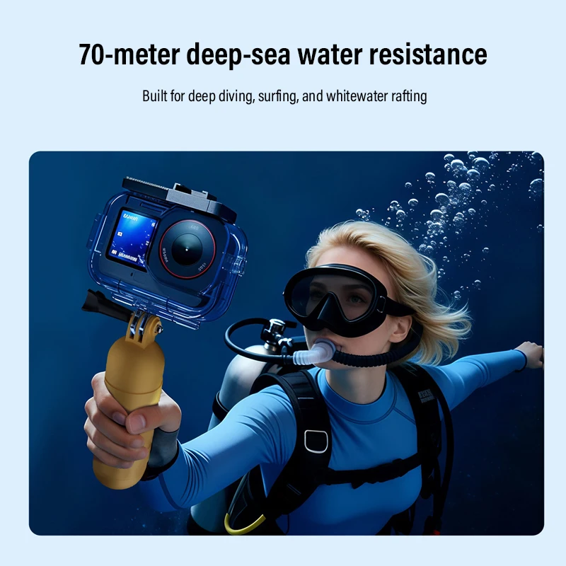 SOONPHO 60 м магнитный водонепроницаемый чехол для DJI OSMO Action 5 Pro 4, 3, 60 м, корпус для подводного погружения, защитные аксессуары (art.: 3920d4bc44158) - 3920d4bc44158