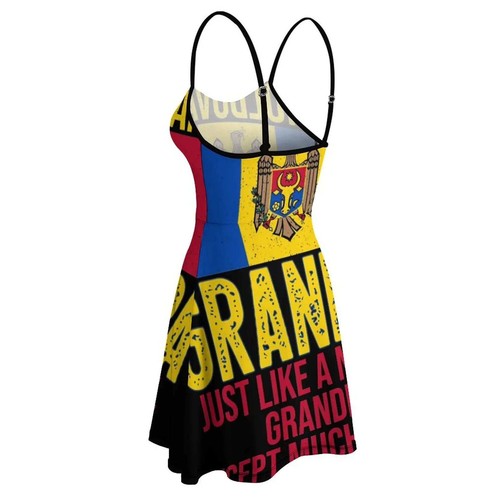 Молдавский дедушка Ангорский флаг на День отца женское платье бретельках Милая