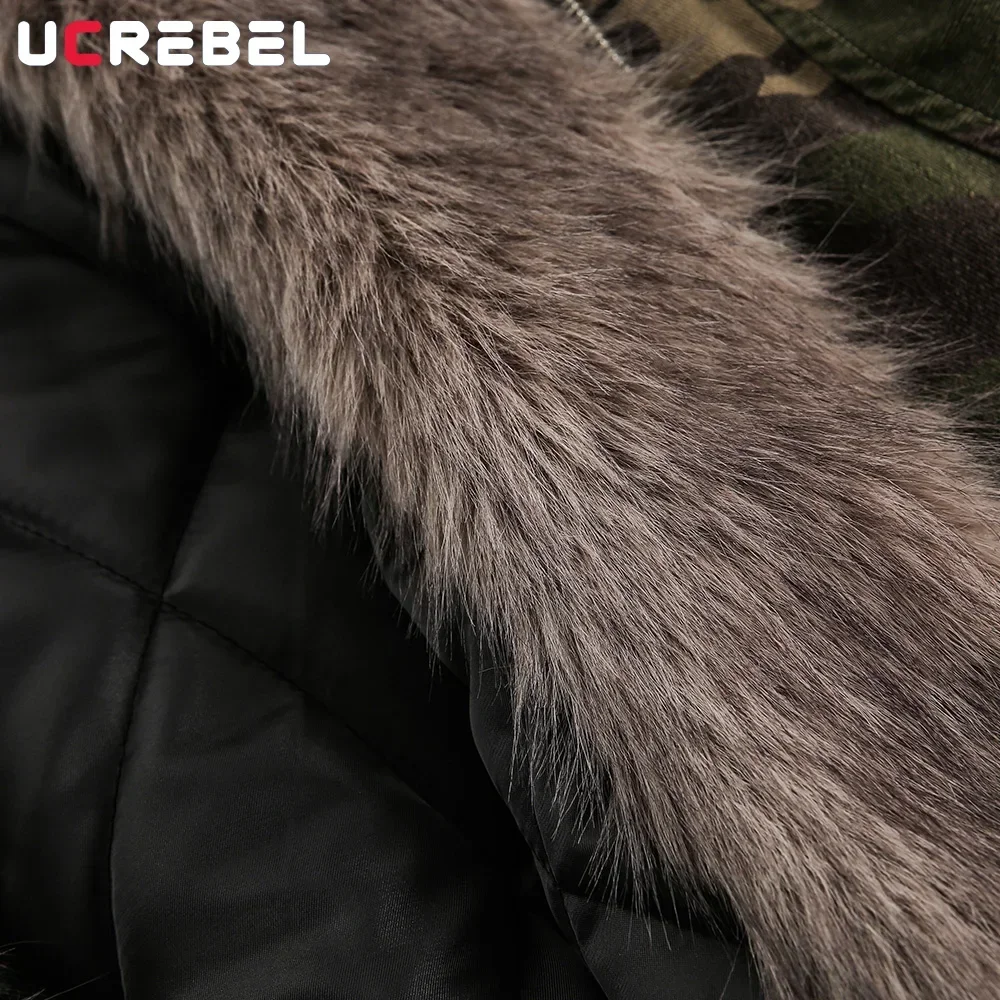 Камуфляжная стеганая куртка мужская зимняя уличная с толстым рукавом реглан