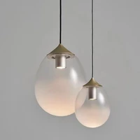 modern luxury pendant light creative art design glass ball home decor living dining room hanging lamp kitchen lustre fixture