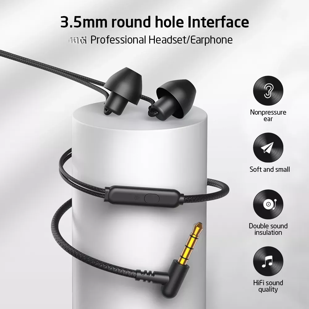 

NEW2023 3.5mm Jack Earphones Headsets With Built-in Microphone Type-C Port In-Ear Stereo Earbuds Wired Earphone For Universal Ce