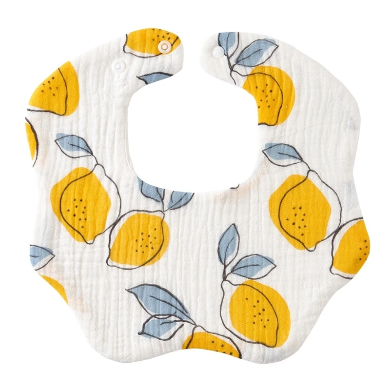 

Baby Bib for Eating Newborn Drool Bib Saliva Towel Bandana Burp Cloth Neck Scarf Infant Unisex Gauze Cotton Teething Bib