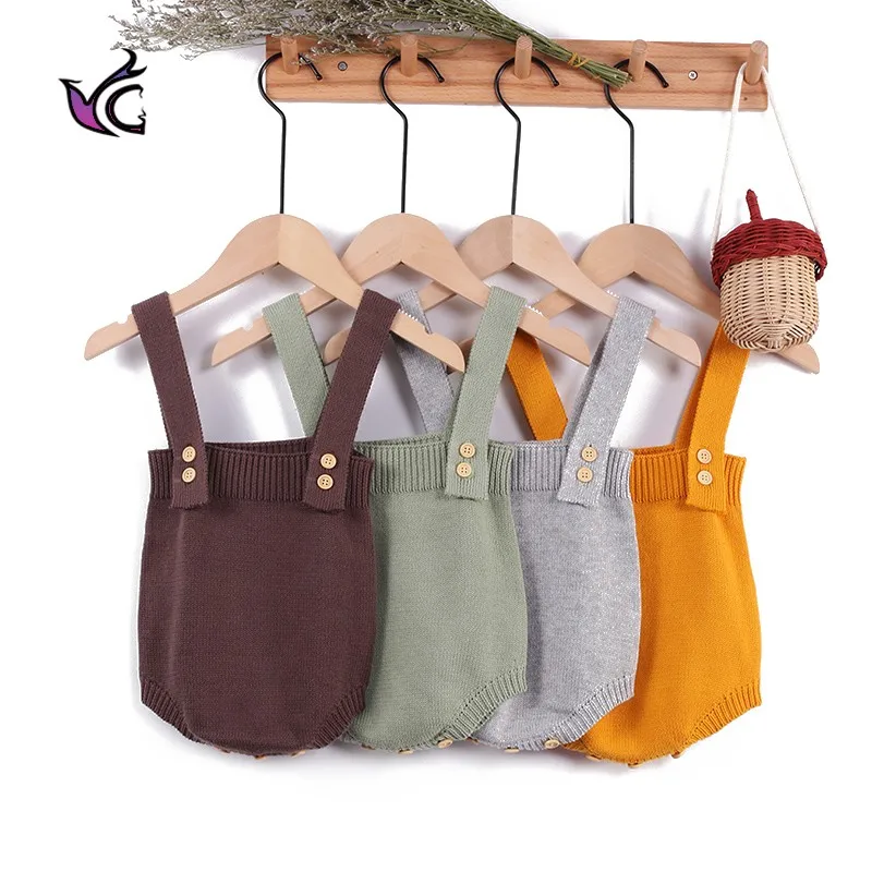 Boy Jumpsuit Baby Product Knitting Jumpsuits Autumn Baby  Clothing Newborn Girls Romper 1-2 Years Old   Yg