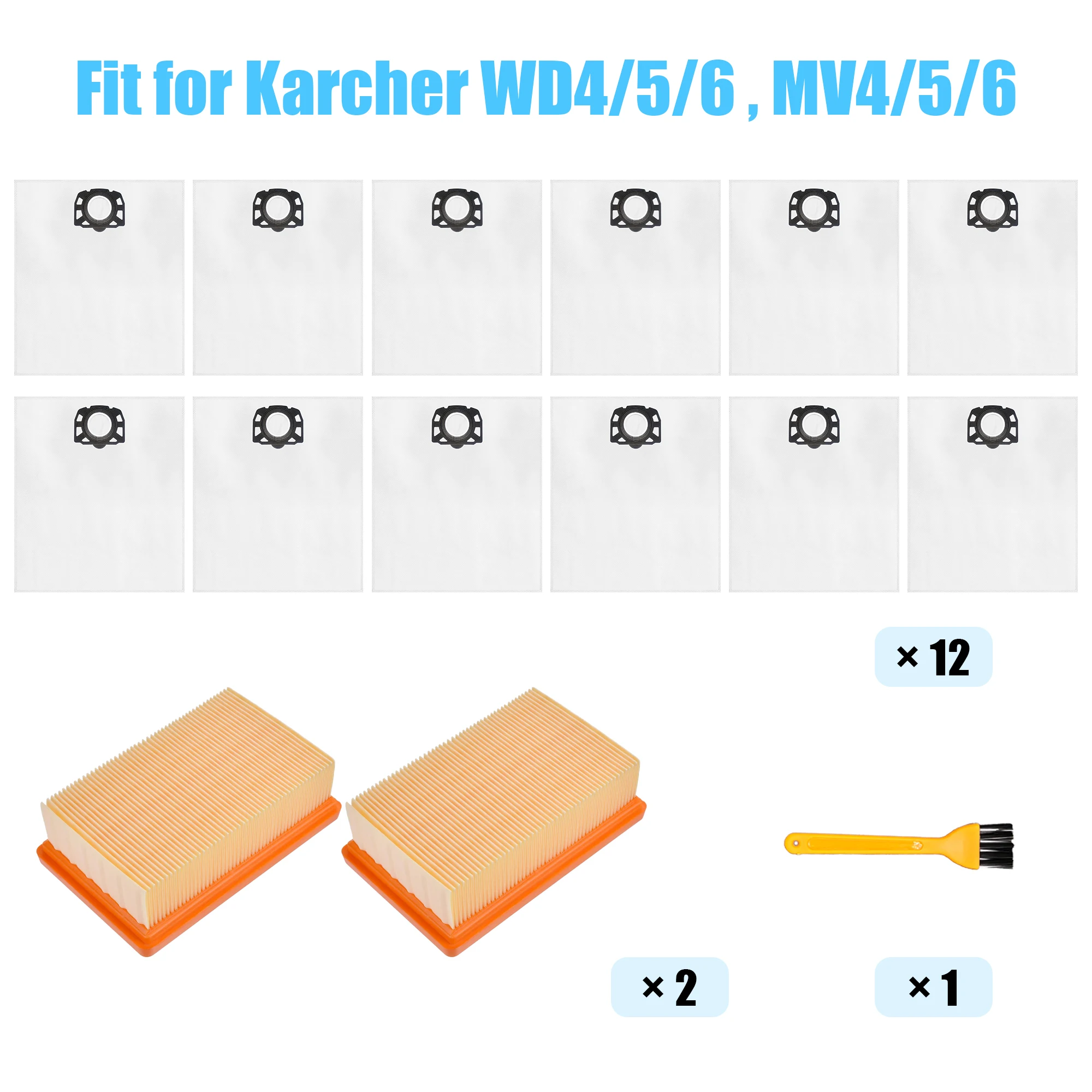 

Комплект мешков и фильтров для пылесосов Karcher Heloxyo