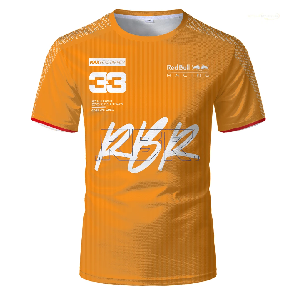 

T-shirt Men Women 3D Printing Short-sleeved Tops Oversized Summer New F1 Team Racing Speed Suit Jersey Breathable Motorcycle2022