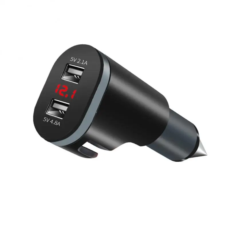 

3 In 1 Charger Adapter Multifunction 4.8a Car Charger Fast Charge Cigarette Lighter For Iphone Xiaomi Samsung Car Accessories