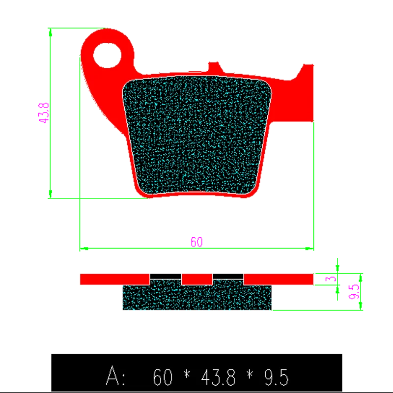 Высококачественные Тормозные колодки Coppe для HONDA CR 125/250 R1-R7 CRF 250 R X RX XRL 450 L RL