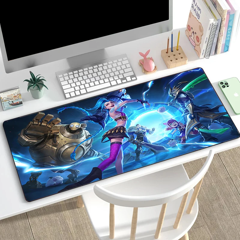 

League of Legends Xxl Mouse Pad Mousepad Animes Keyboard Pc Gamer Accessories Gaming Speed Mats 900x400 Anime Mat Deskpad Carpet