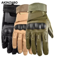 pu leather tactical army military gloves hard knuckle full finger outdoor cycling hunting hiking women mens motorcycle gloves