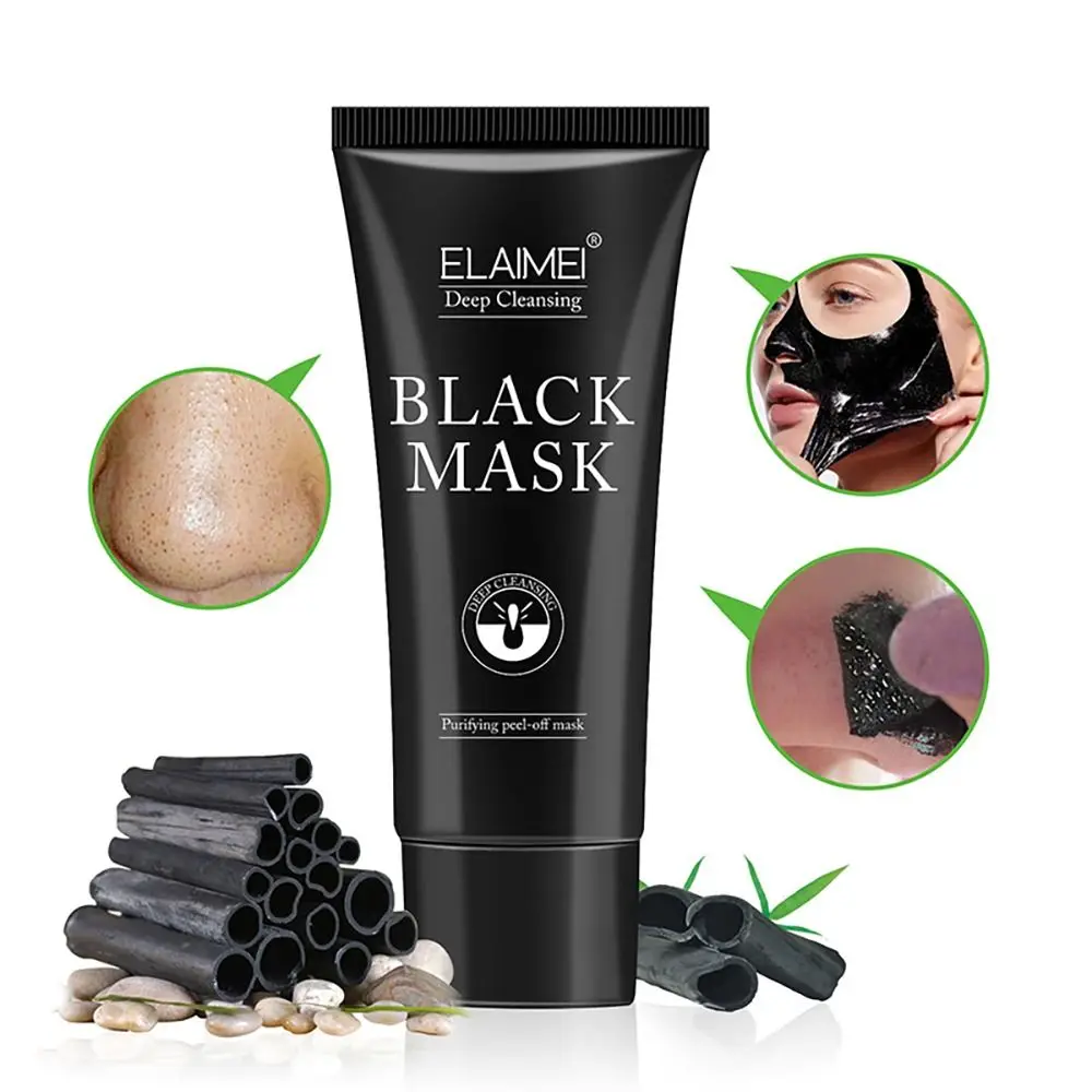

Shrink Pore Deep Cleaning Face Mask Peeling Off Black Mask Blackhead Remover Deep Cleansing Blackheads Activated Carbon