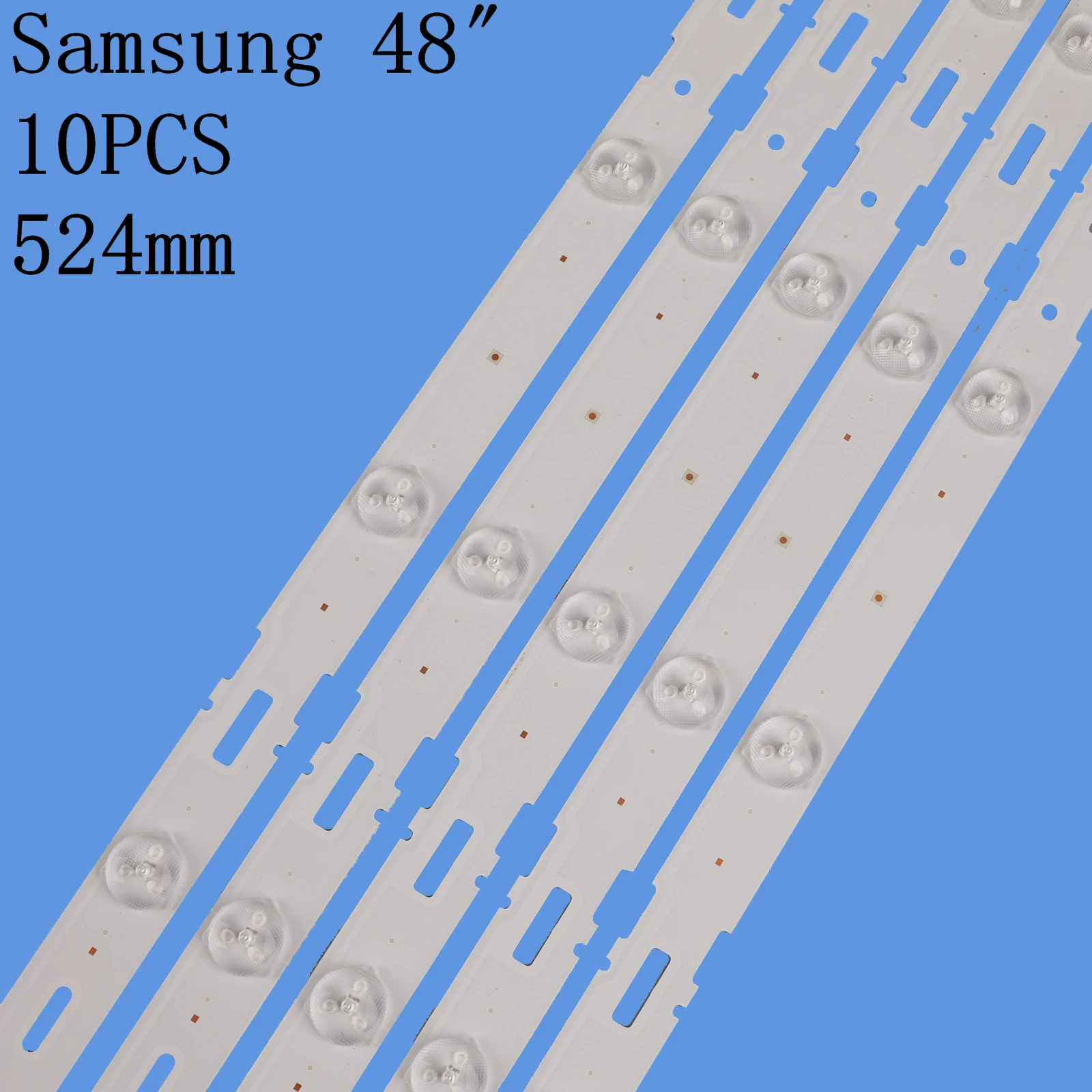 

100% New 10pcs/Kit LED strips for GRUNDIG 48 TV 48VLE5421 48VLE5421BG LSC480HN03 SAMSUNG 2013ARC48 3228N1 6 REV1.0 131209