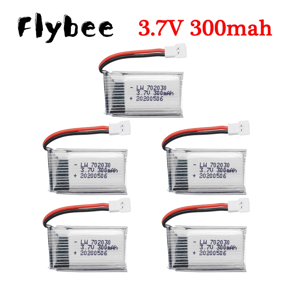 1/2/3/4/5/8/10 шт. 3,7 в 300 мАч литий-полимерная батарея 702030 для Udi U816 U830 F180 E55 FQ777 FQ17W Hubsan H107 Syma X11C FY530 Радиоуправляемый Дрон