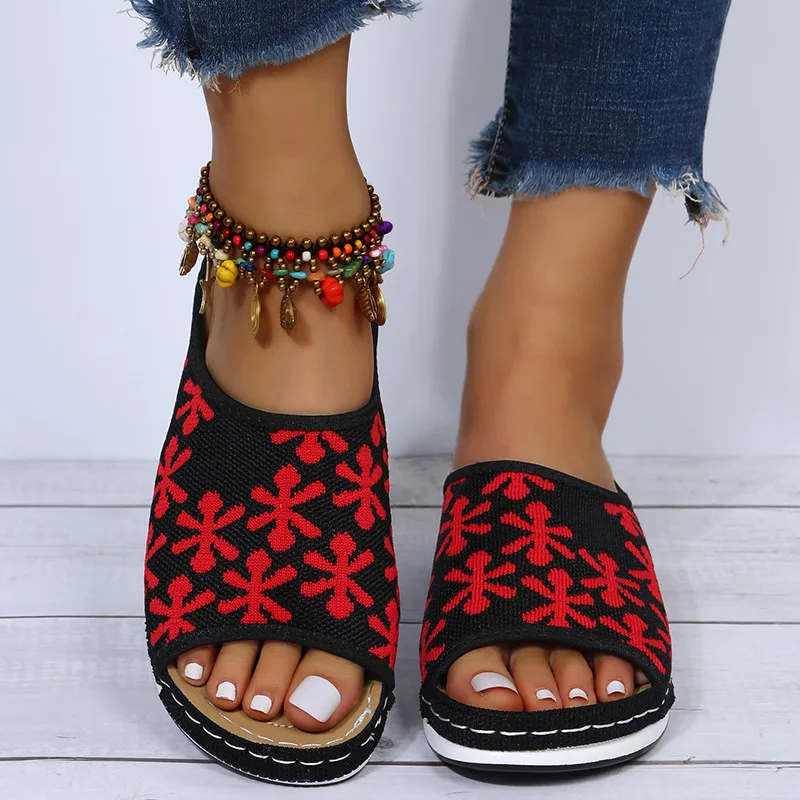 

Shoes Sandals 2022 New Women Sexy Ladies Shoes Party Shoes Woman Slip On Sandals Ladies Slipper Female Zapatillas Muje Footwear