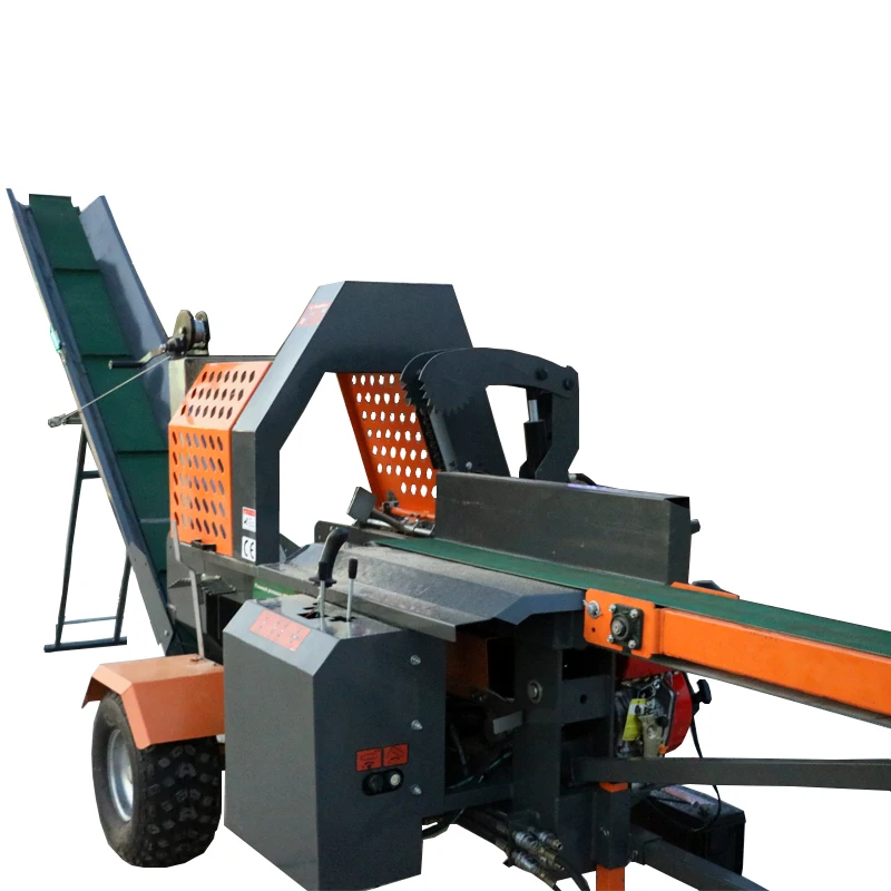 Wood Splitting Machine Log Splitter 15 Ton Hydraulic Wood Log Splitter Gasoline Firewood Processor Wood Processor Log Splitter