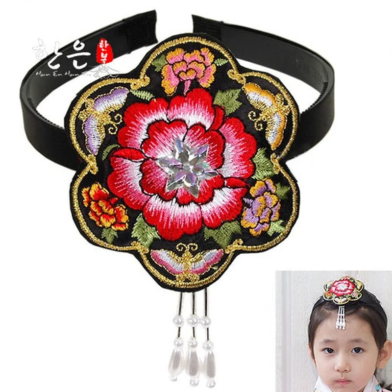 Детская повязка на голову/головной убор невесты для девочек Корейская