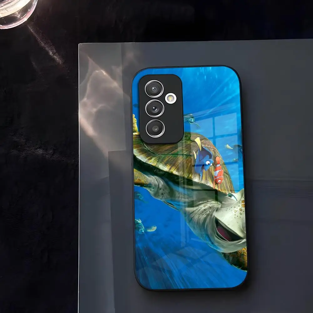 Чехол для телефона Disney находка Дори стекло Samsung Galaxy S21 S22 S20 S24 S23 Ultra Fe Plus A34 A54 A24 A52 A53