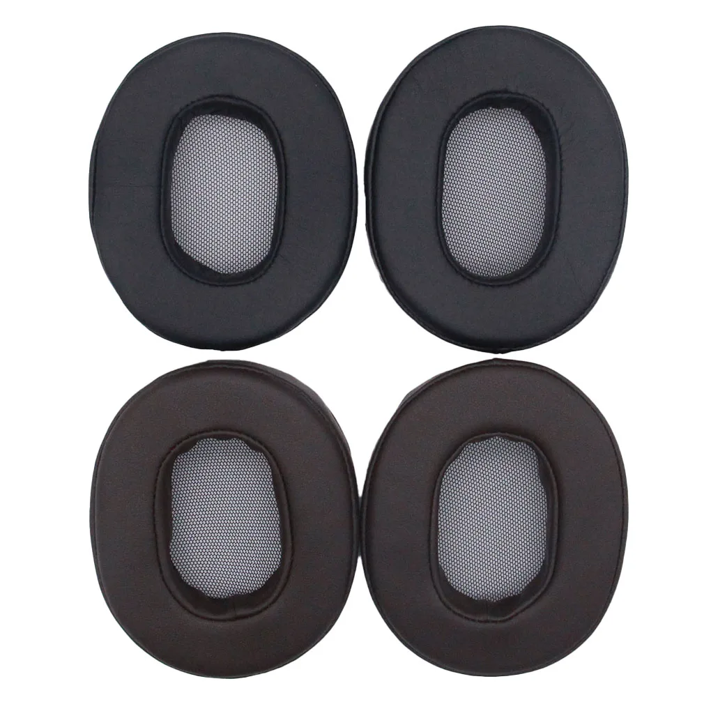 Амбушюры Кожаная подушка защитная накладка для наушников сетчатые запасные