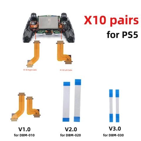 Комплект кабелей R2 L2 L1 R1 для контроллера Dualsense PS5 BIKLY