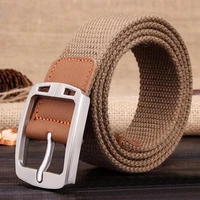 men fashion outdoor sports waistband canvas adjustable casual waist belt gift