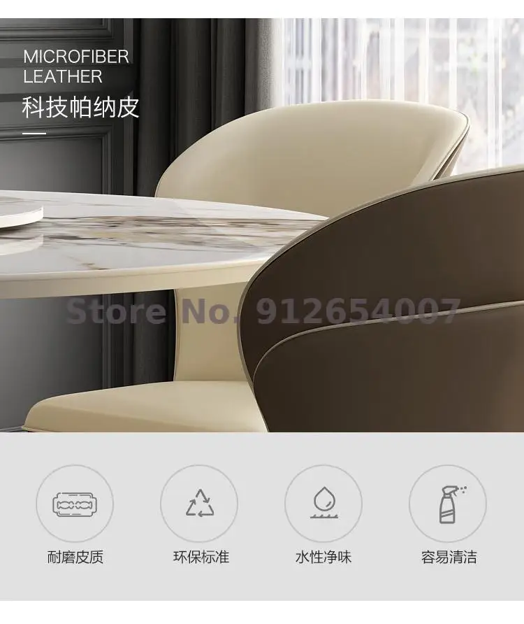 Современный минималистичный обеденный стул бытовой из твердой древесины