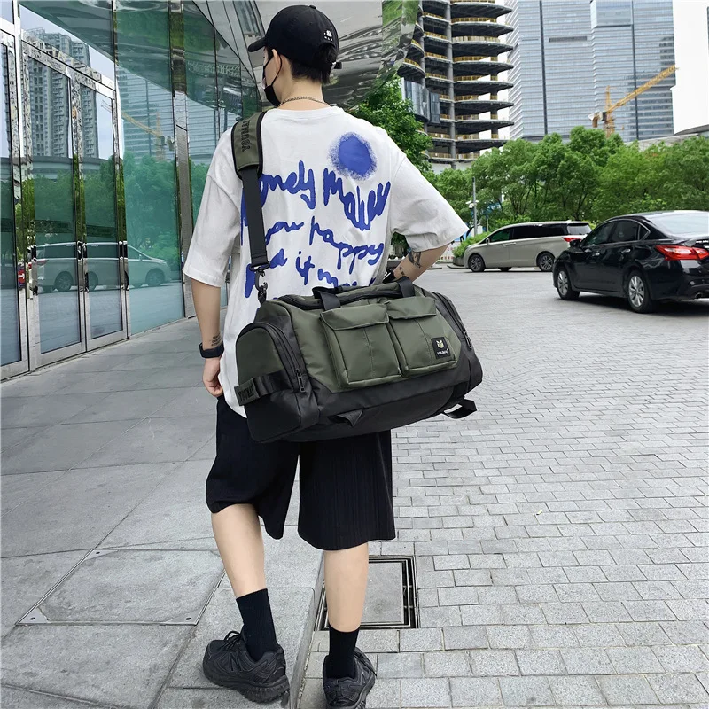 Dry and Wet Separation Fitness Bag Unisex Sports Training Handbag Short-distance Business Trip Backpack Luggage Bag Travel Bag