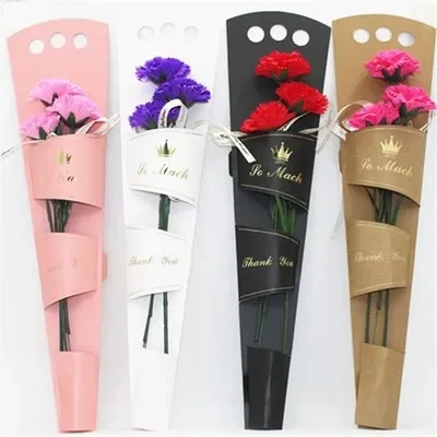 10 шт. Hoge Kwaliteit Bloem Emmer Geschenken Box Draagbare Boeket Verpakking Dozen Bloemen Wikkelen