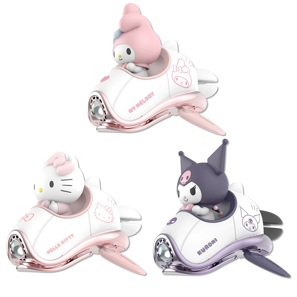 

Original Hello Kitty My Melody Kuromi Car Air Freshener Kawaii Cartoon Air Vent Perfume Interior Accessories Car Aromatherapy
