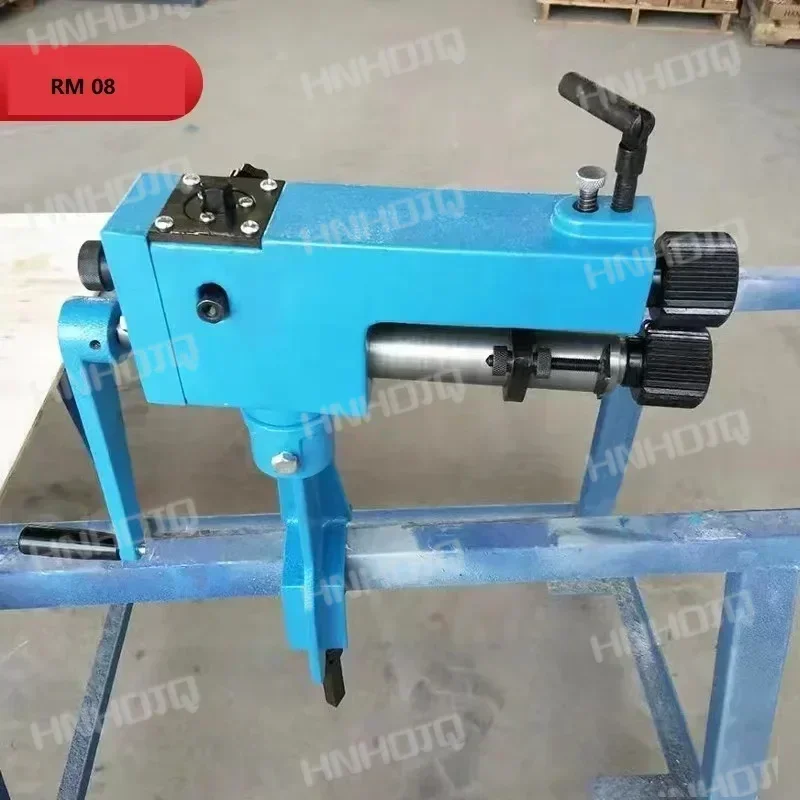 RM08 Ручная раскатка бисера Гибочная кромка машина для листового металла Роторная