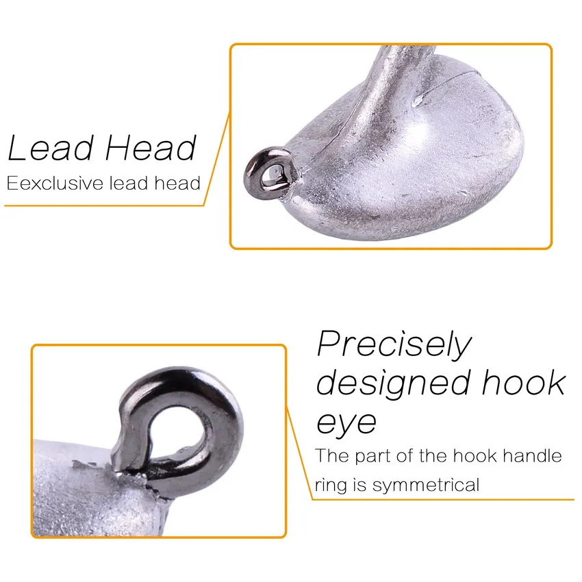 OBSESSION A013 10 шт./пакет 3 5 г 7 14 стакан свинцовая головка крючок джигбейт рыболовный