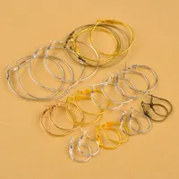 200piece Mixed Color and Size Hoop Earring Findings Jewelry Fitting and Accessories