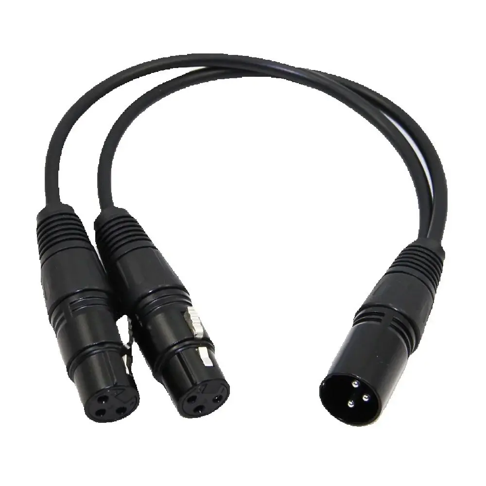 

Разъем XLR «папа-мама» от одного до двух 3-контактный 30-контактный разветвитель кабеля-конвертер для сценического освещения с подвижной головкой DJ Party Lights