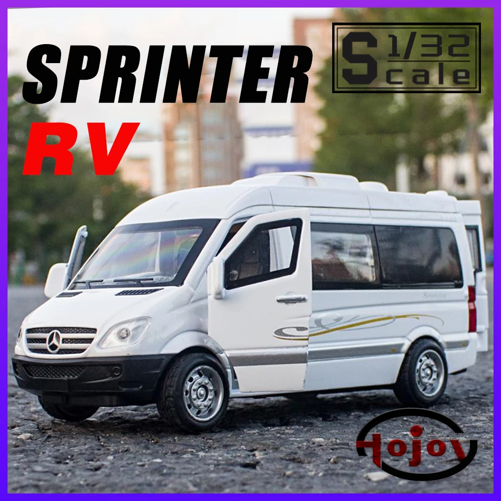 

Масштаб 1/32 Benz Sprinter RV металлические литые игрушки из сплава модели автомобилей Грузовики для мальчиков детские автомобили хобби и коллекцио...