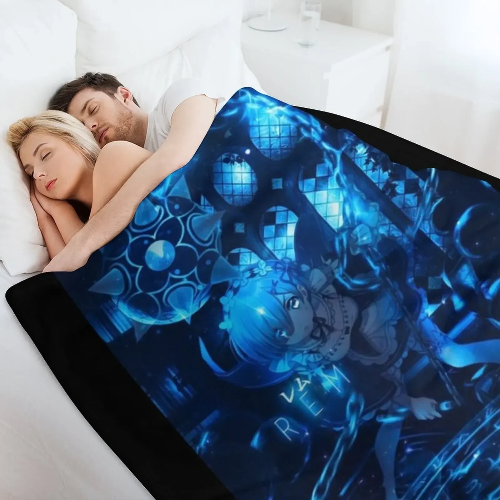 Одеяло Rem (re zero) летнее постельное белье плед одиночные одеяла Манга