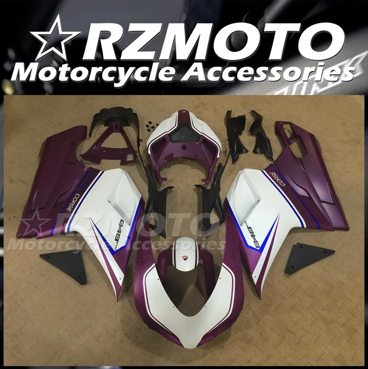 

Комплект обтекателей из АБС-пластика под давлением для Ducati 848 1098 1198 Evo 2007 2008 2009 2010 2011 2012