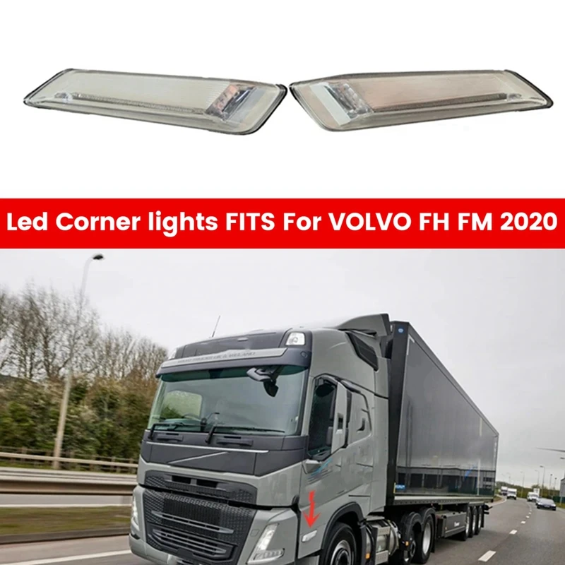 Левые угловые фонари для VOLVO FH FM (2020 ON) Боковые указатели повторителя 24189495