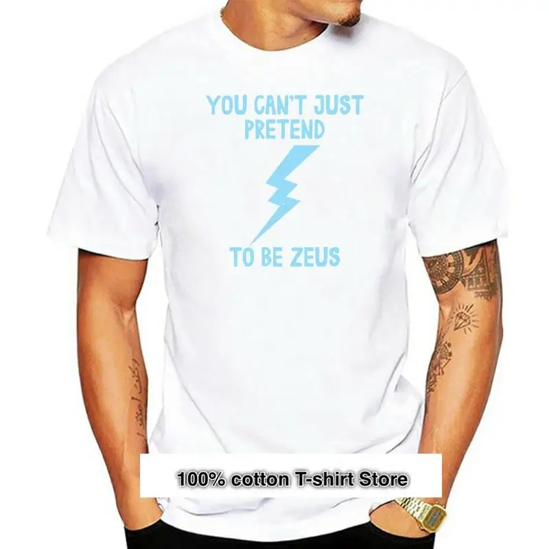 

Camiseta a la moda para hombre, camisa con gráfico de Zeus, Dios, mitología griega, Thunder Bolt, 2022