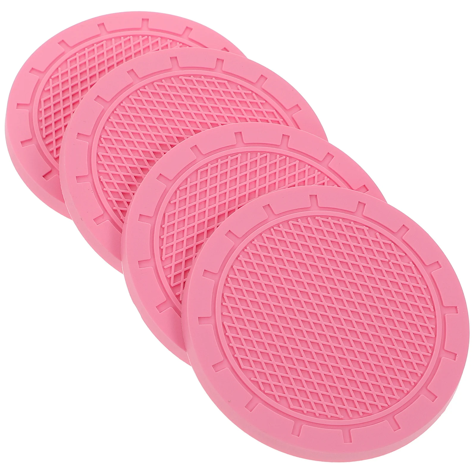 

4pcs Multi-purpose Cup Coasters Car Mounted Waterproof Cup Mat Home Cup Pads