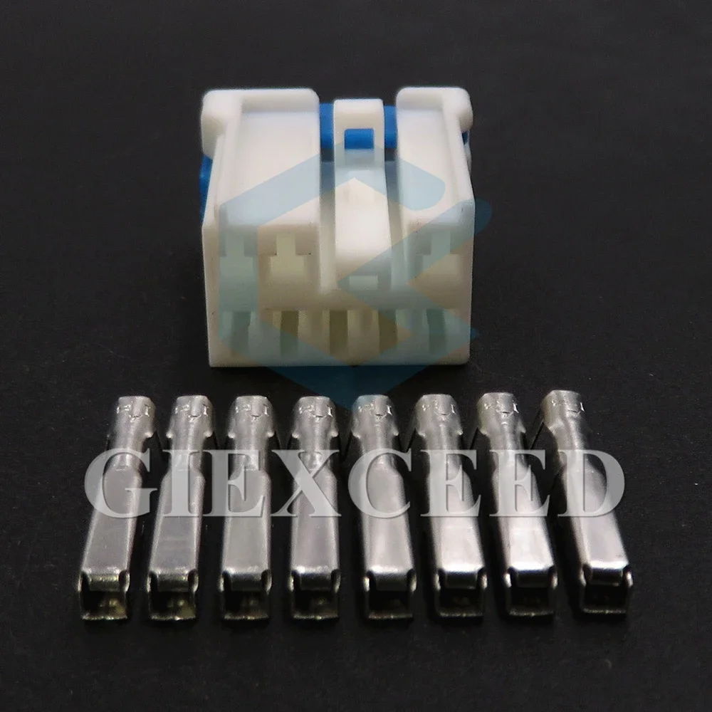 

2 комплекта, 8-контактный белый автоматический незапечатанный разъем, 2 серии, автомобильный электрический кабель, розетка переменного тока в сборе, автомобильный замененный разъем, аксессуары