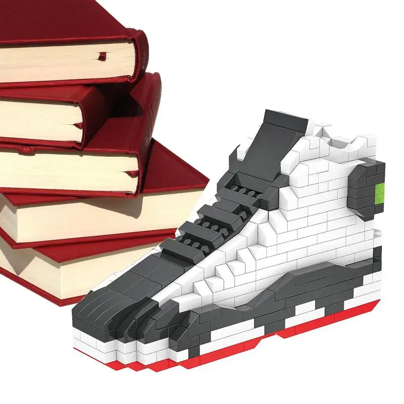 

Building Blocks For Adults DIY Mini Shoes Block Sneaker Blocks For Boys Girls Kids Toddlers Educational Construction Stacking