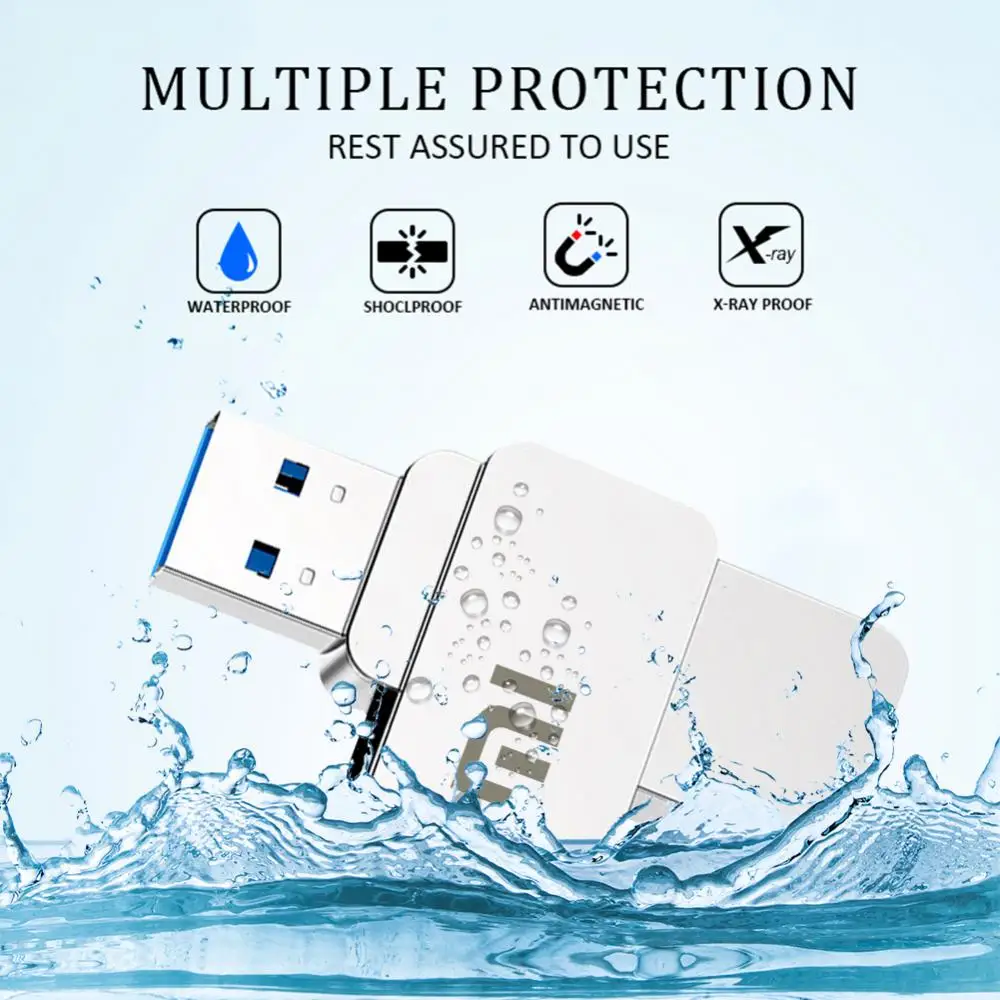 USB-флеш-накопитель Xiaomi 32-64 ТБ USB 3 0 металлический