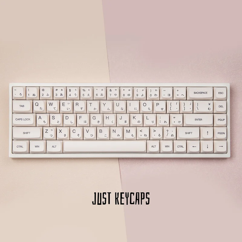 Колпачки для клавиш с 120 клавишами PBT колпачки XDA Profile DYE-SUB английская японская