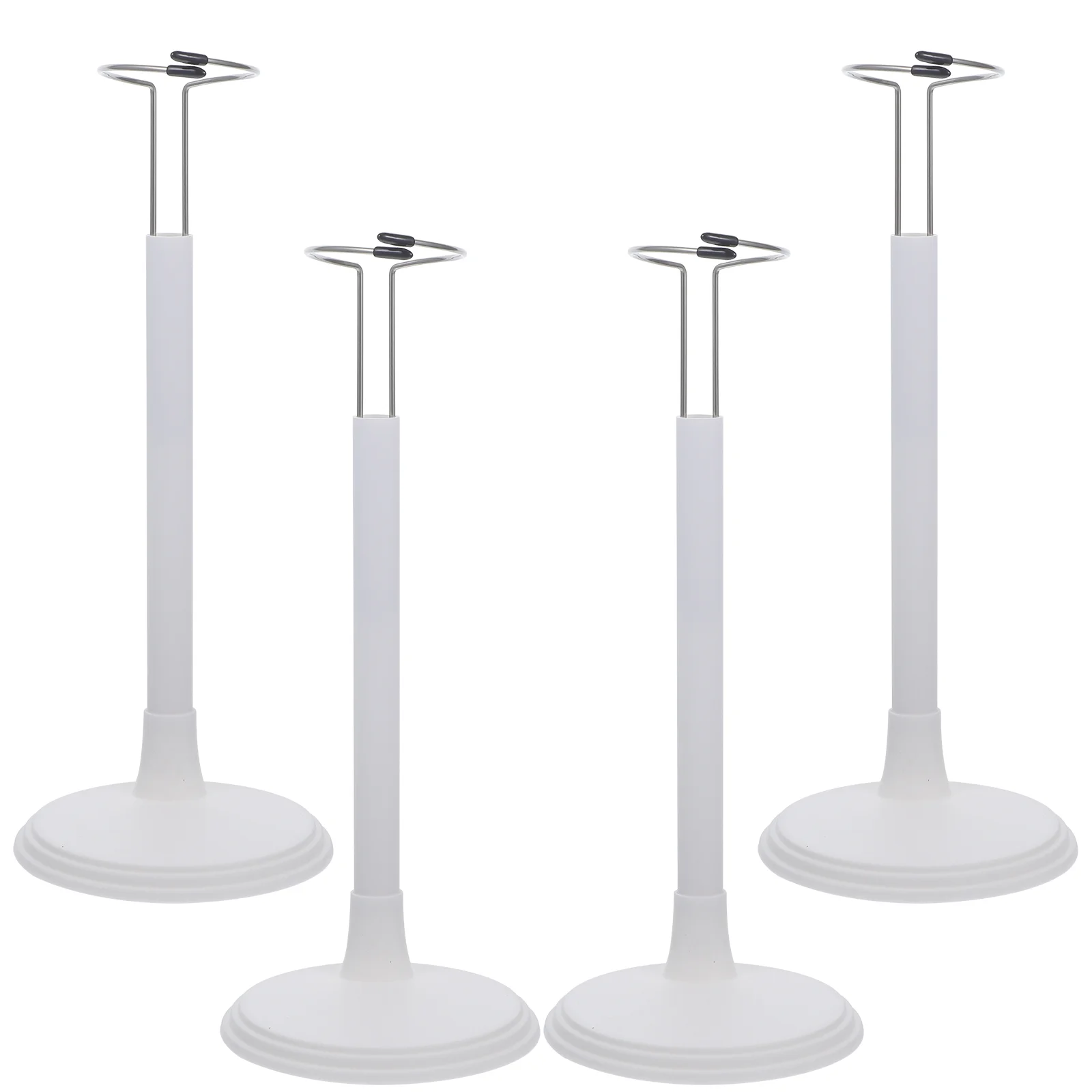 

4 Pcs Metal Holder Figure Holder Accessories Display Case Action Figures Holder Holders Display Man