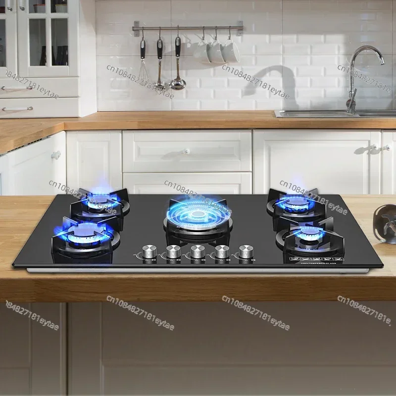 Hyun Fire плита на сжиженном газе пять печей пожарная бытовая газовая встроенная